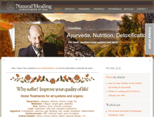 Tablet Screenshot of naturalhealingojai.com